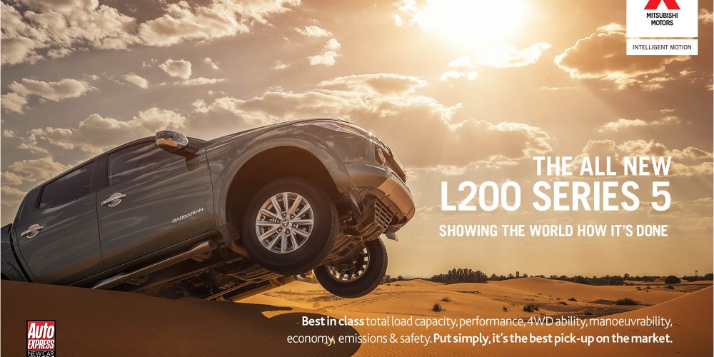 Mitsubishi L200 press ads desert